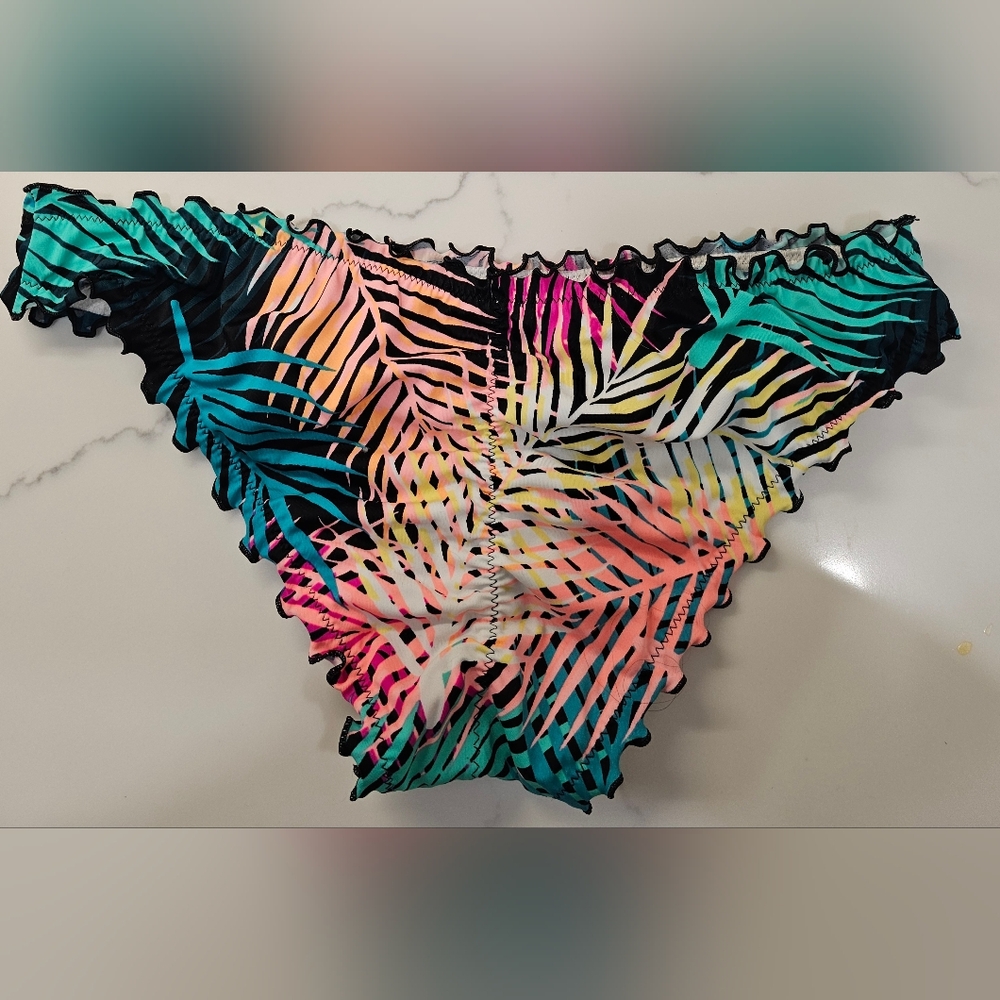 Shade & Shore Tropical "Cheeky" Bikini Bottoms